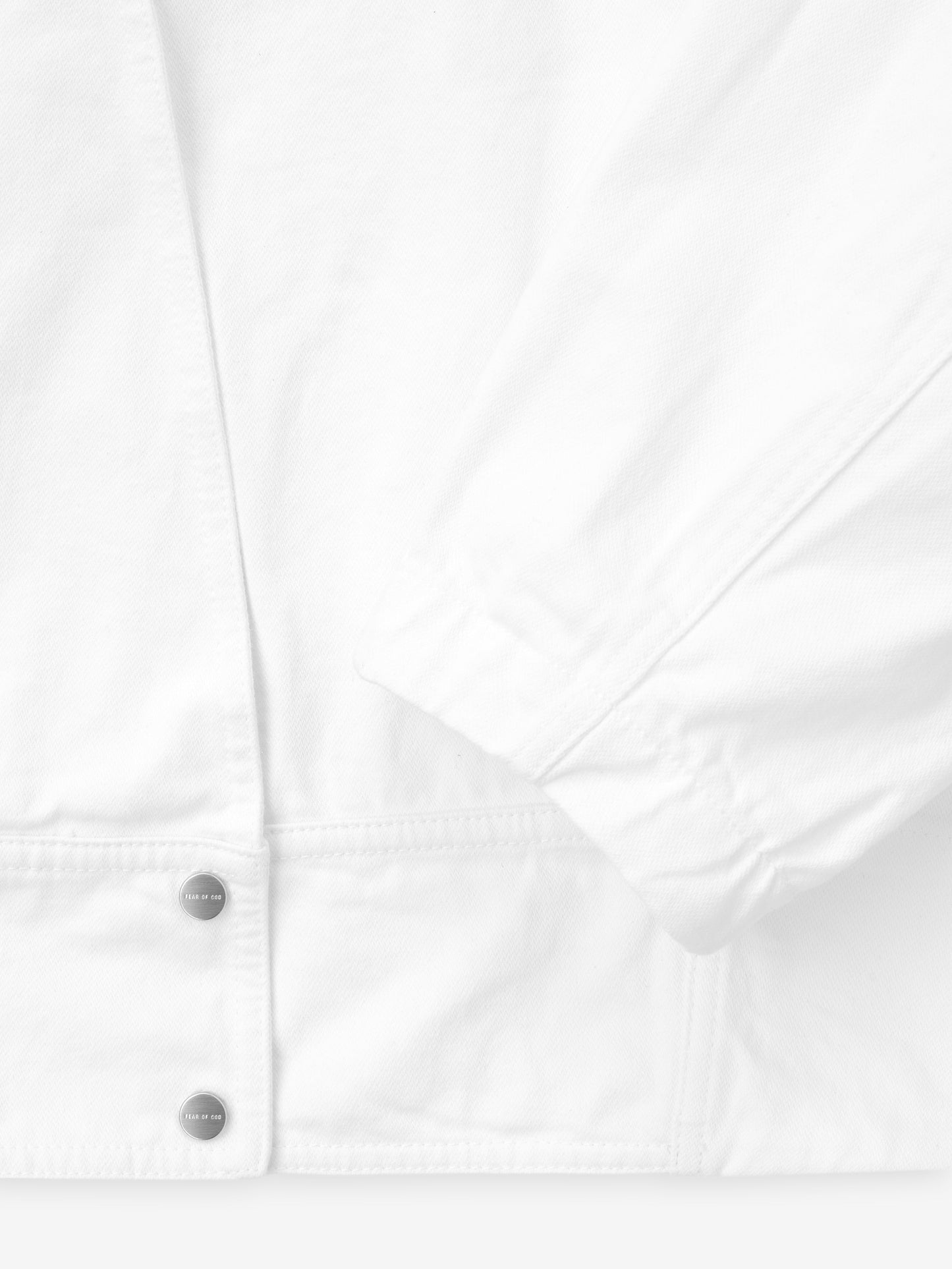 Womens Cotton Twill Relaxed Lapelless Jacket