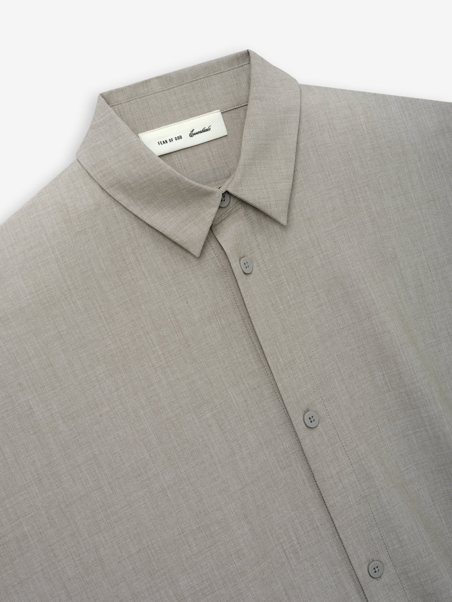 Silk Blend 3/4 Sleeve Button Up Shirt
