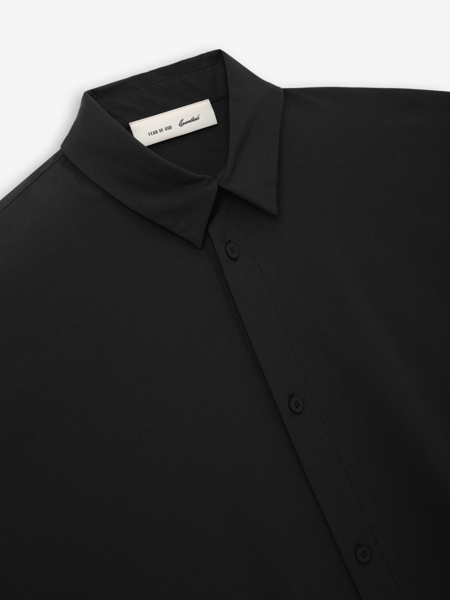 Silk Blend 3/4 Sleeve Button Up Shirt