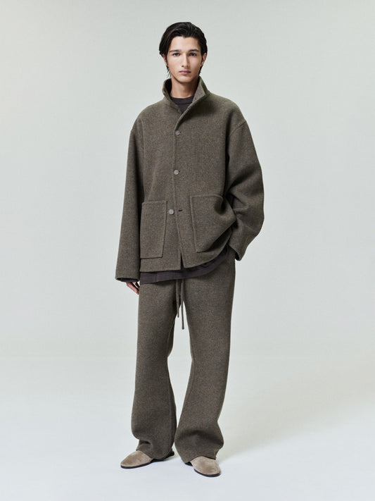 Double Face Wool Cashmere Sport Jacket