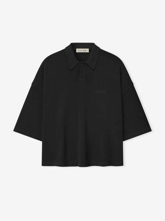 Pique Signature 90s Cropped Polo
