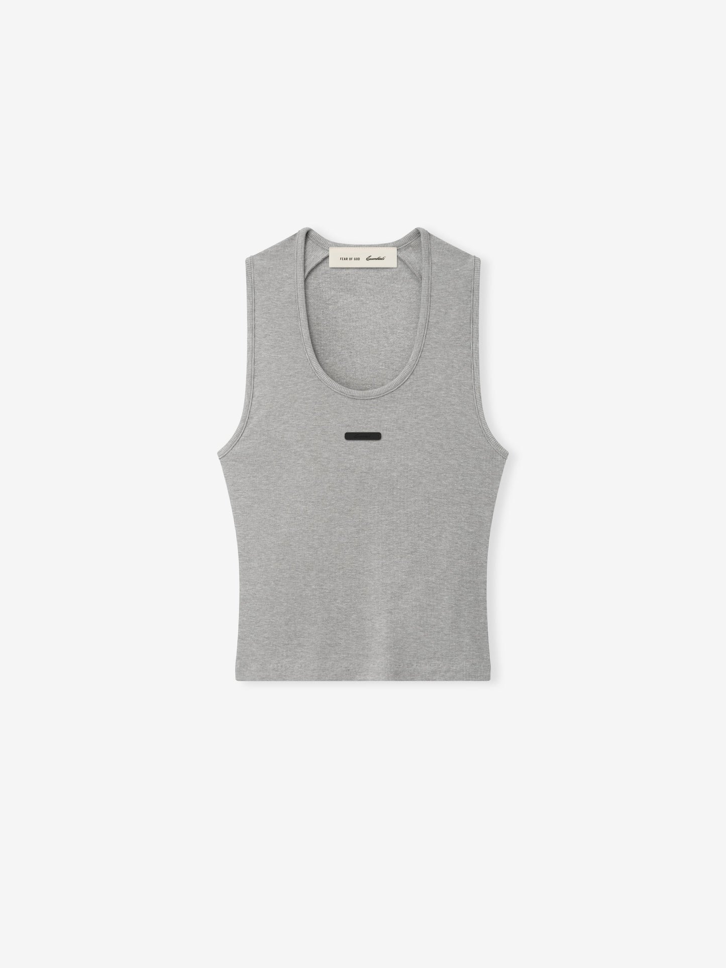 Womens Rib Knit Fitted Tank