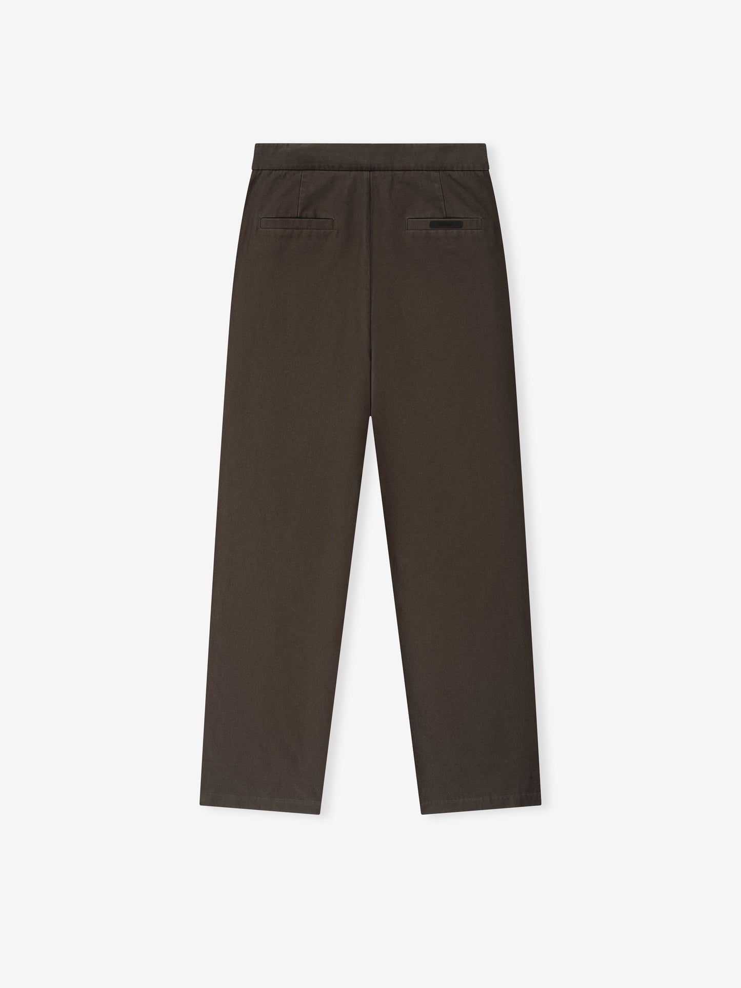 Cotton Canvas Pleat Front Pant