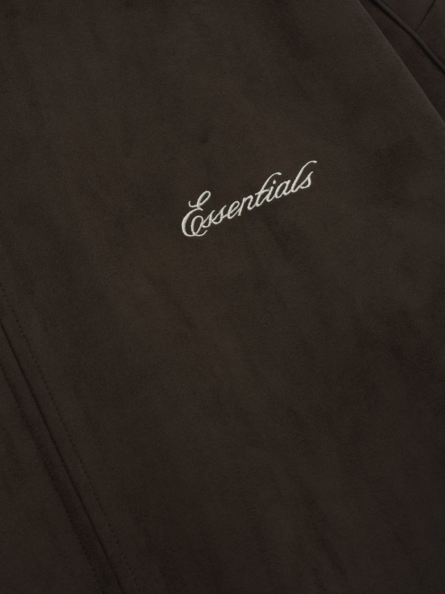 Suede Fleece Signature Modern Track Jacket W/ Piping
