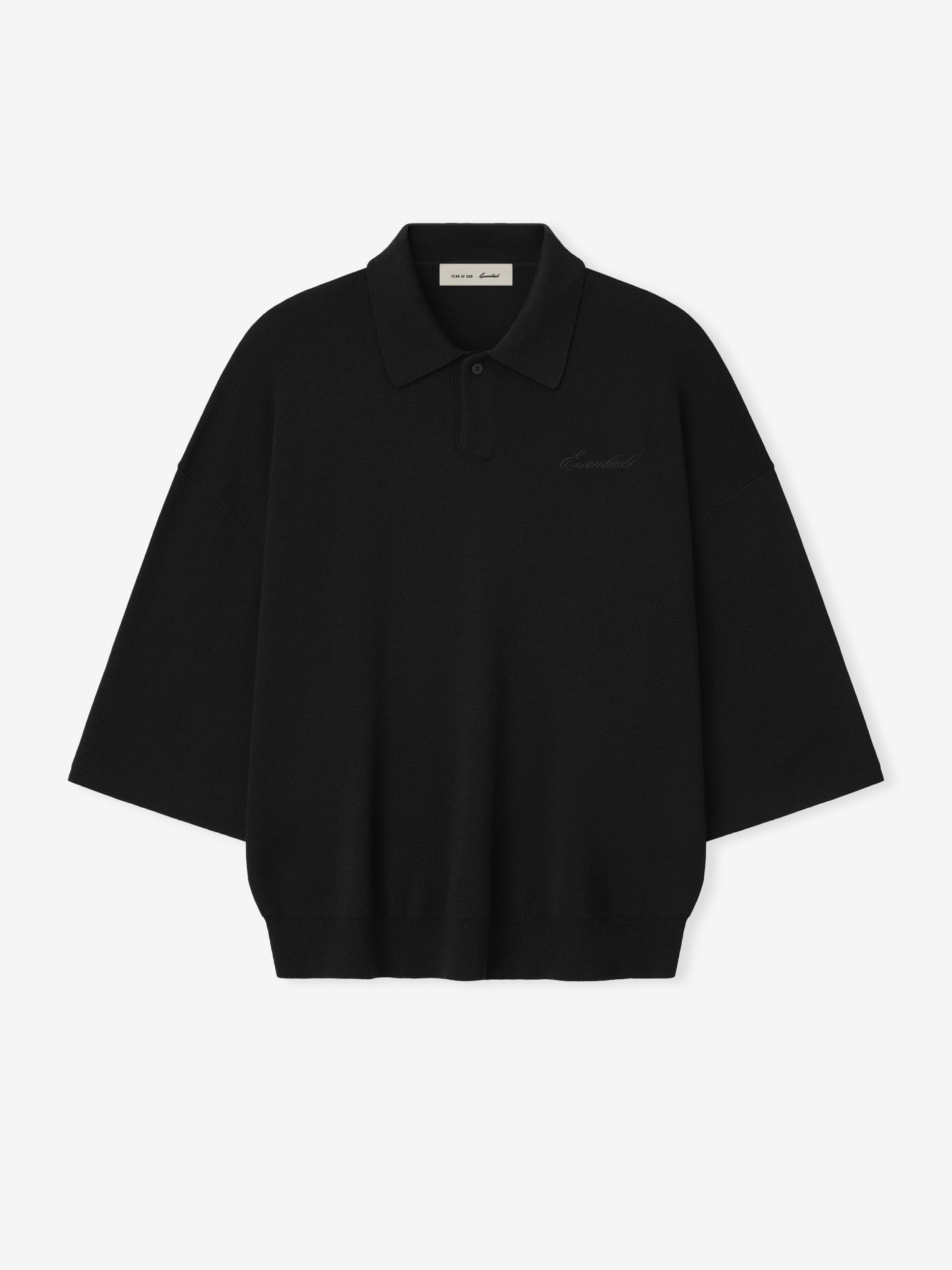 Signature 3/4 Sleeve 90s Knit Polo