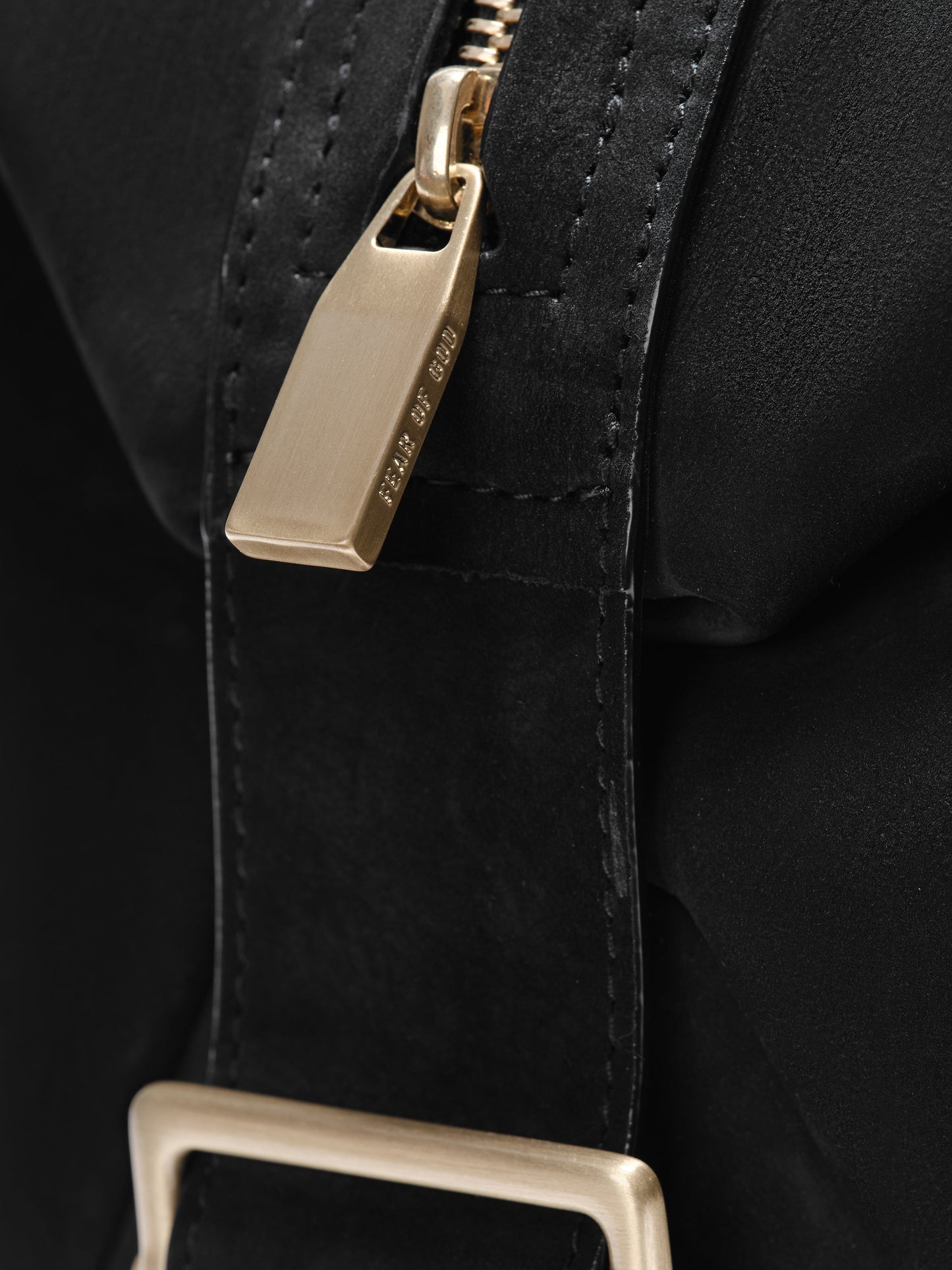 Small Leather Belted Duffle