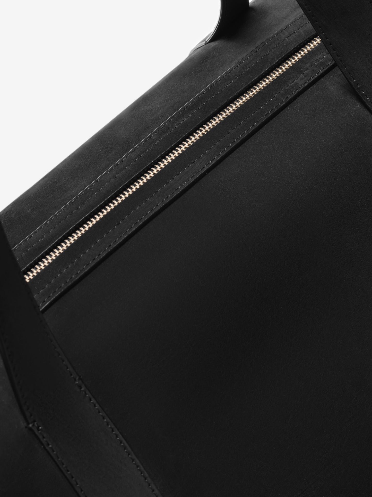 Small Leather Belted Duffle