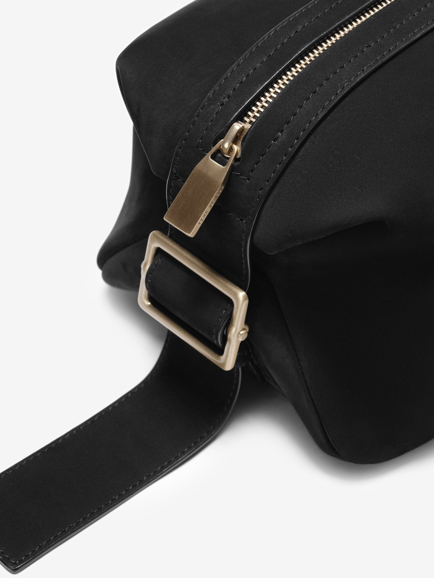 Nubuck Leather Belted Pouch