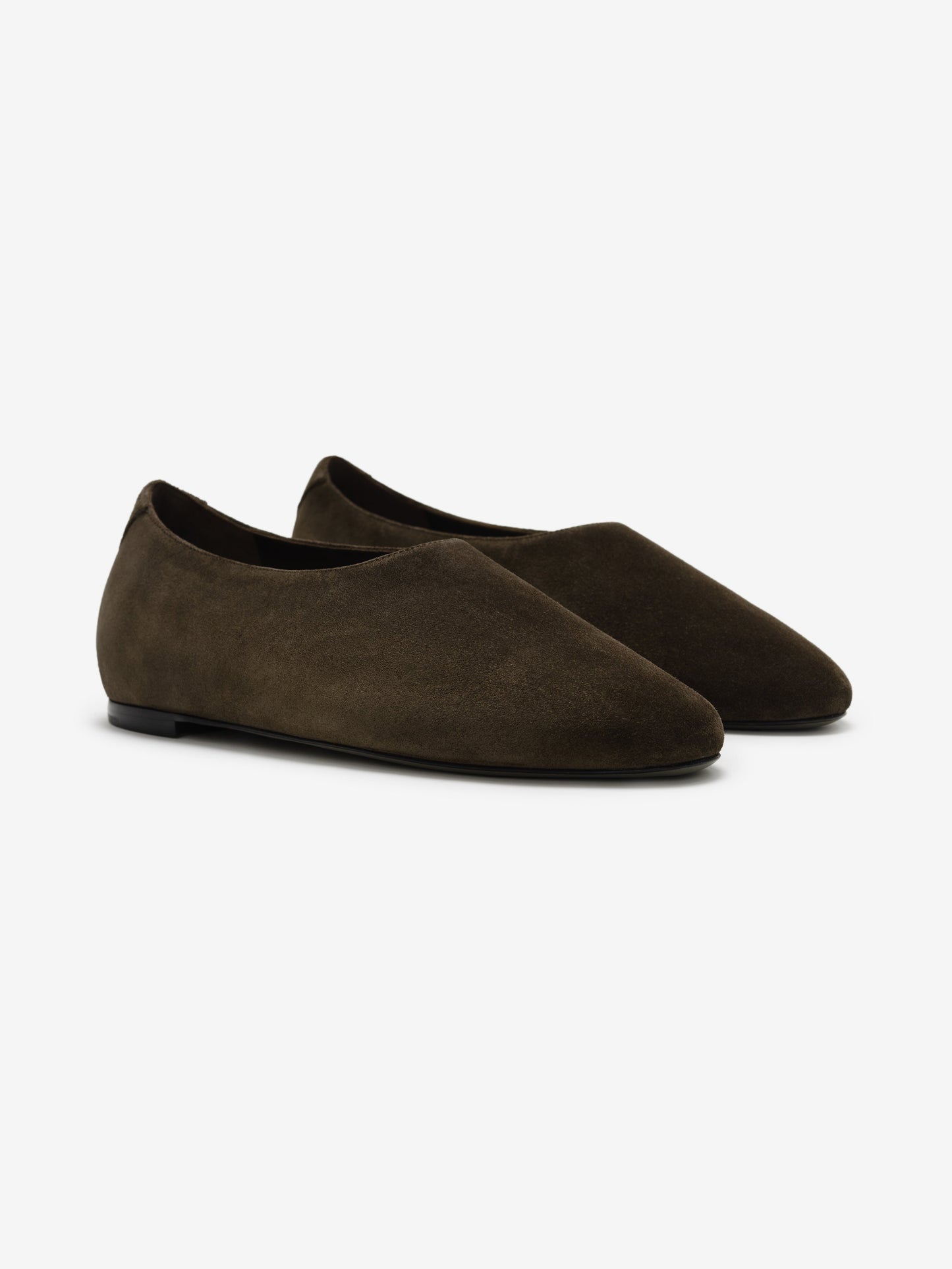 Womens Suede Ballerina