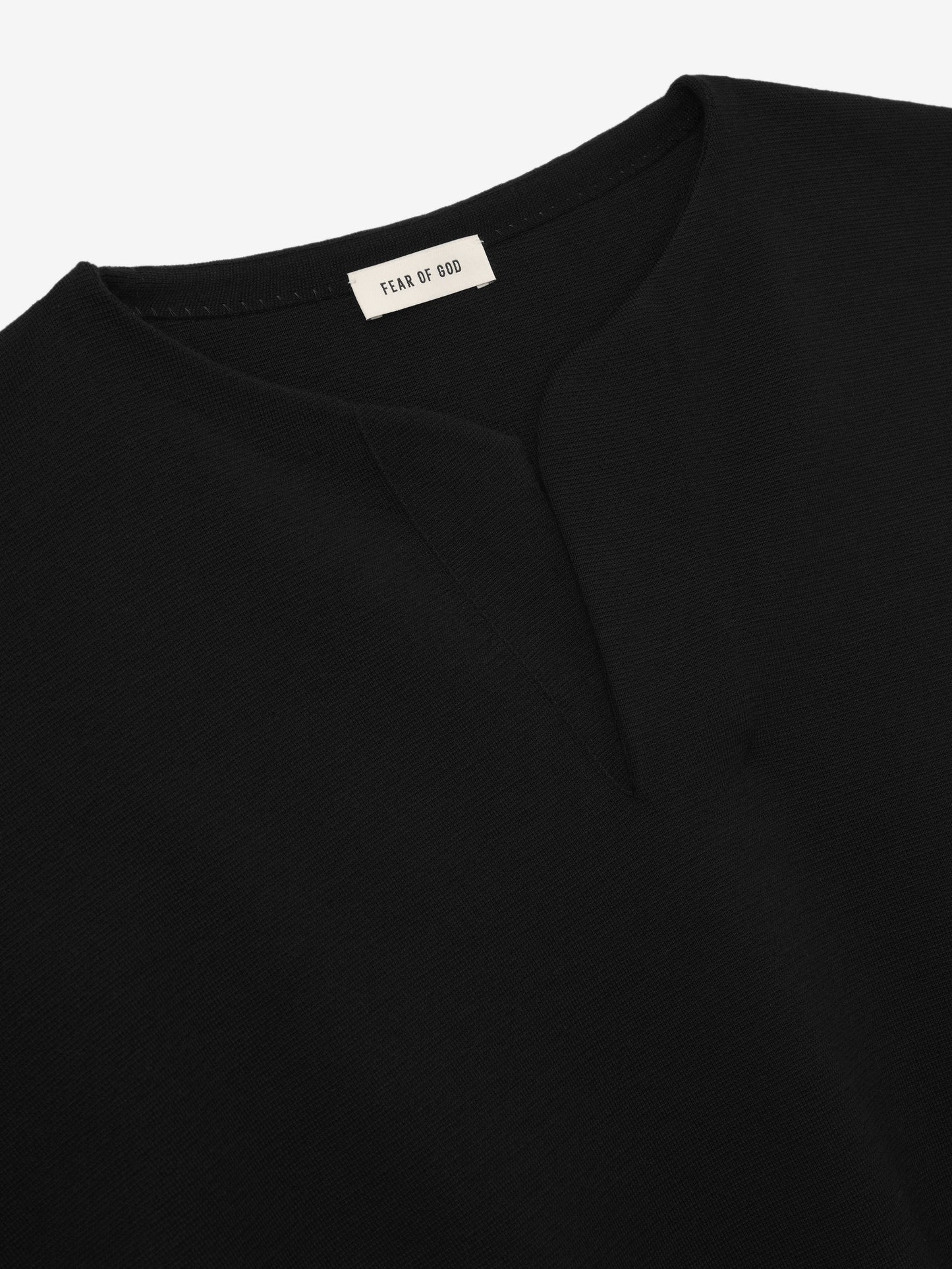 Merino Milano Knit Henley Sweater