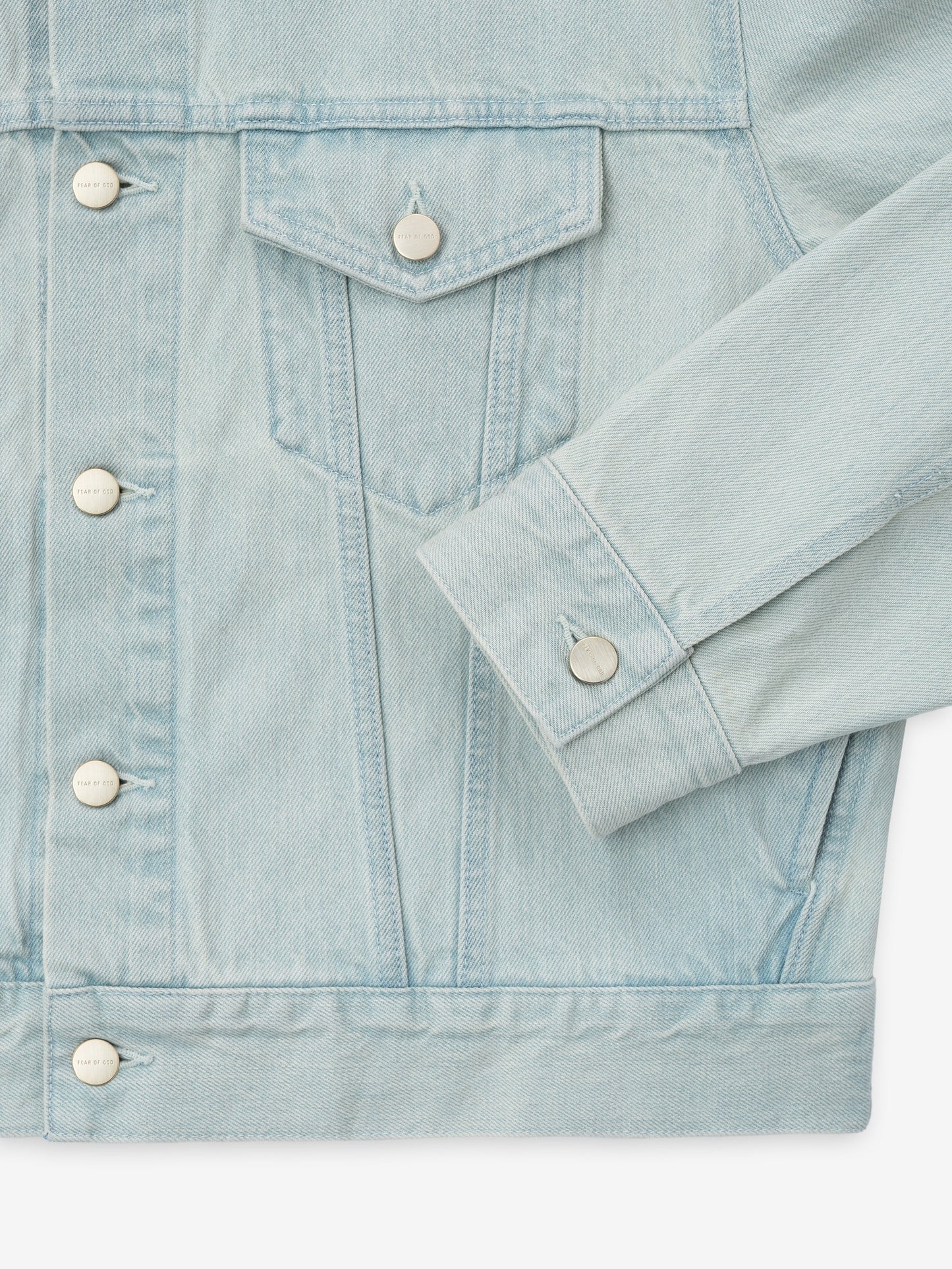 Bleached Denim Classic Trucker Jacket