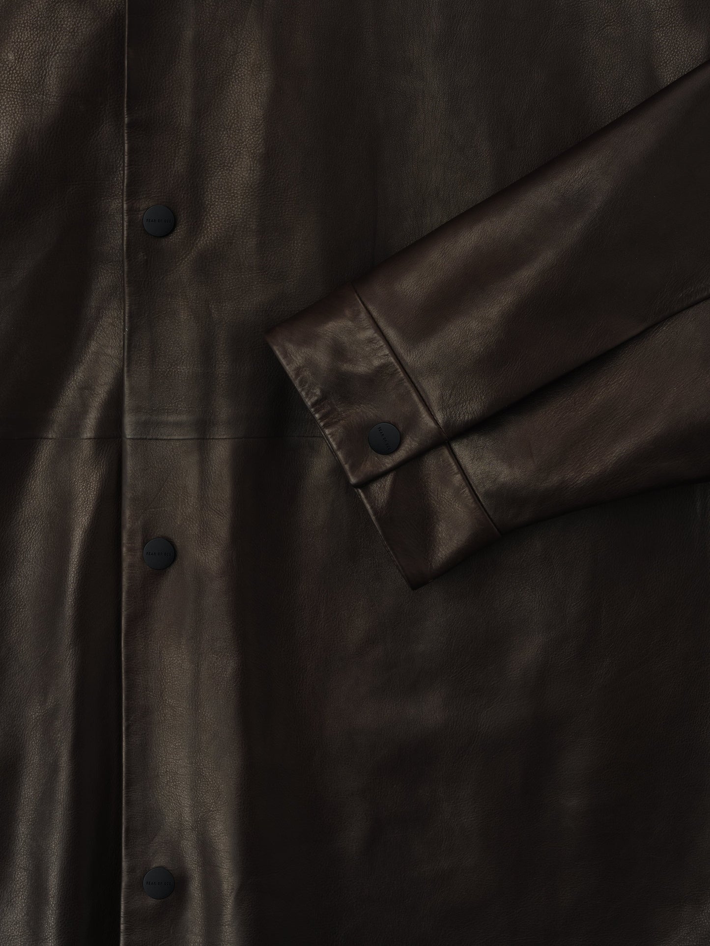 Leather Relaxed Shirt