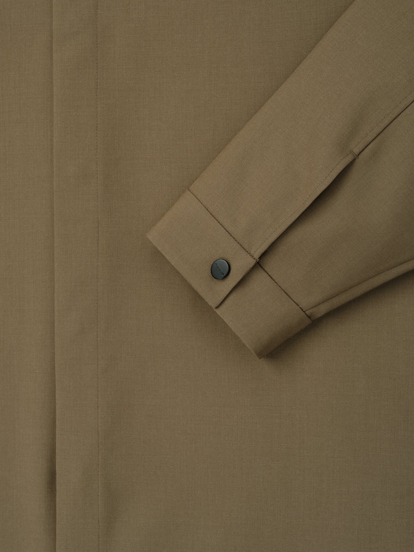 Wool Poplin Relaxed Shirt