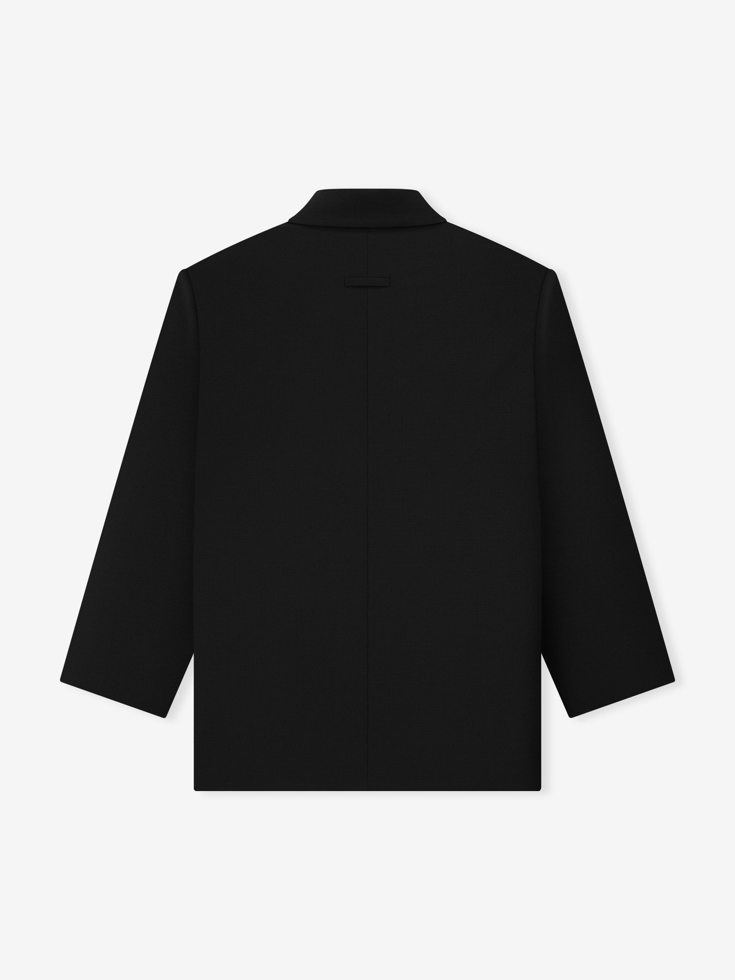 Wool Ripstop Relaxed Long Jacket