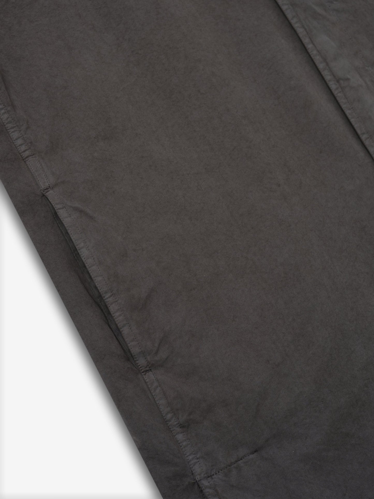 Garment-Dyed Cropped Sleeve Car Coat