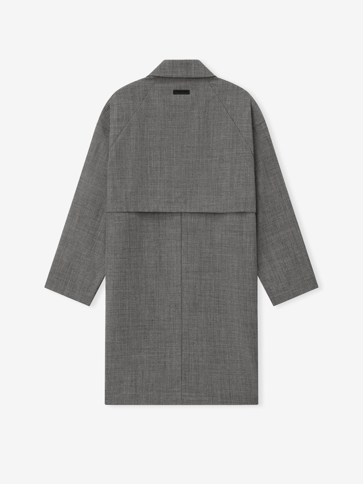 Mouline Wool Relaxed Trench Coat