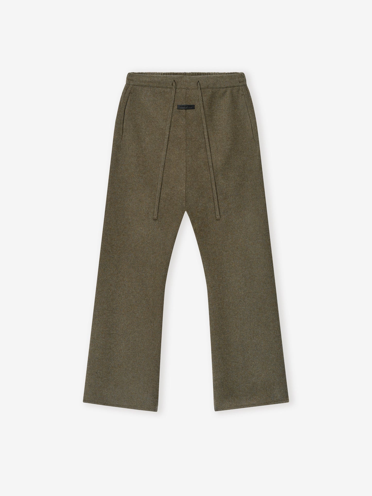 Double Face Wool Cashmere Flared Pants