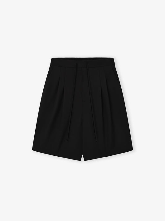 Wool Ripstop Baggy Shorts