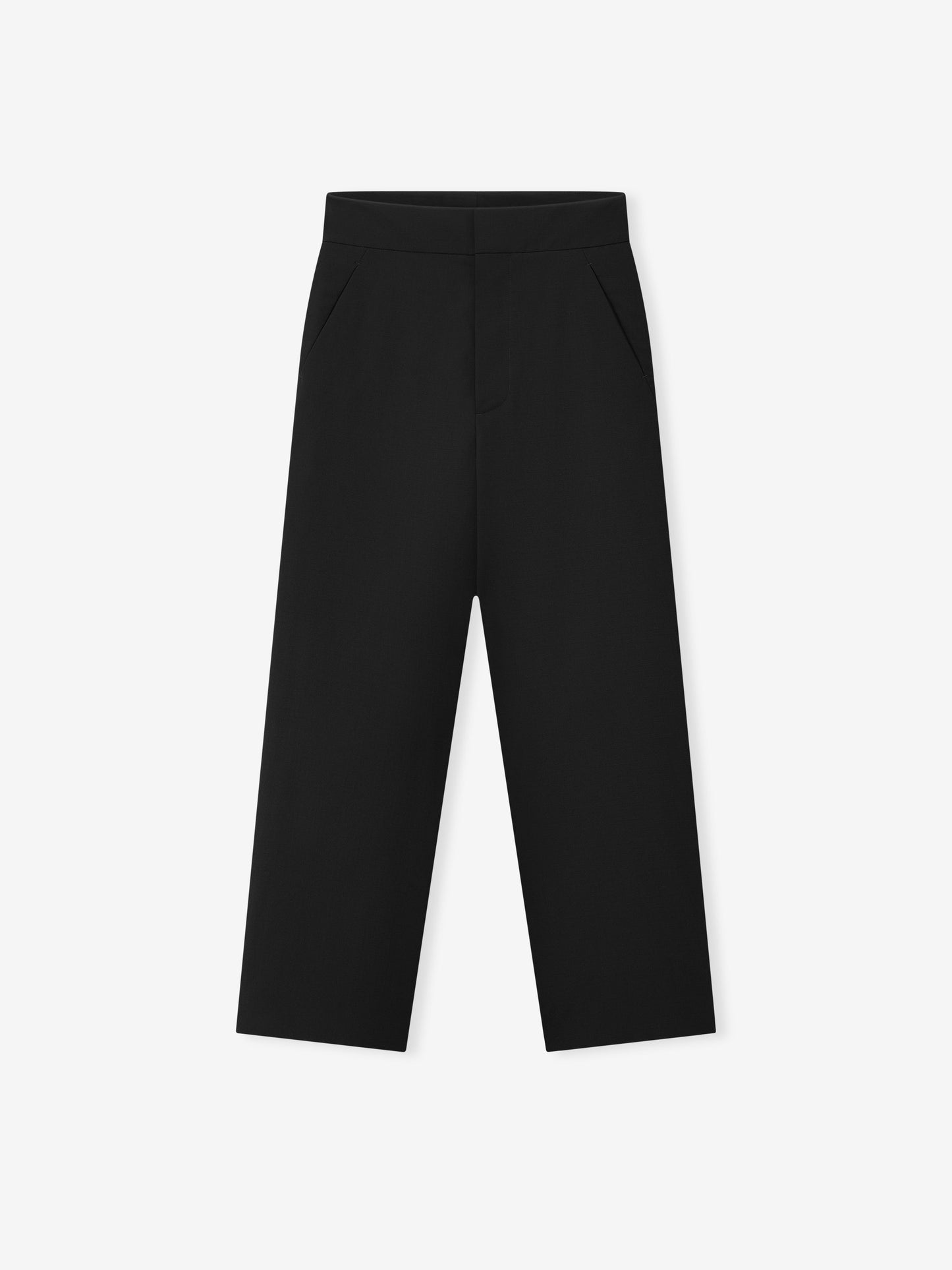 Wool Ripstop Casual Flat Front Pant