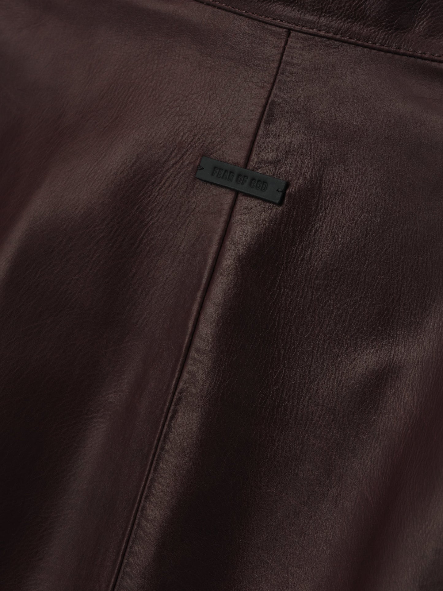 Womens Leather Track Jacket
