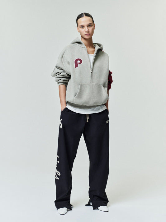 Phillies Raglan Half Zip Sport Hoodie