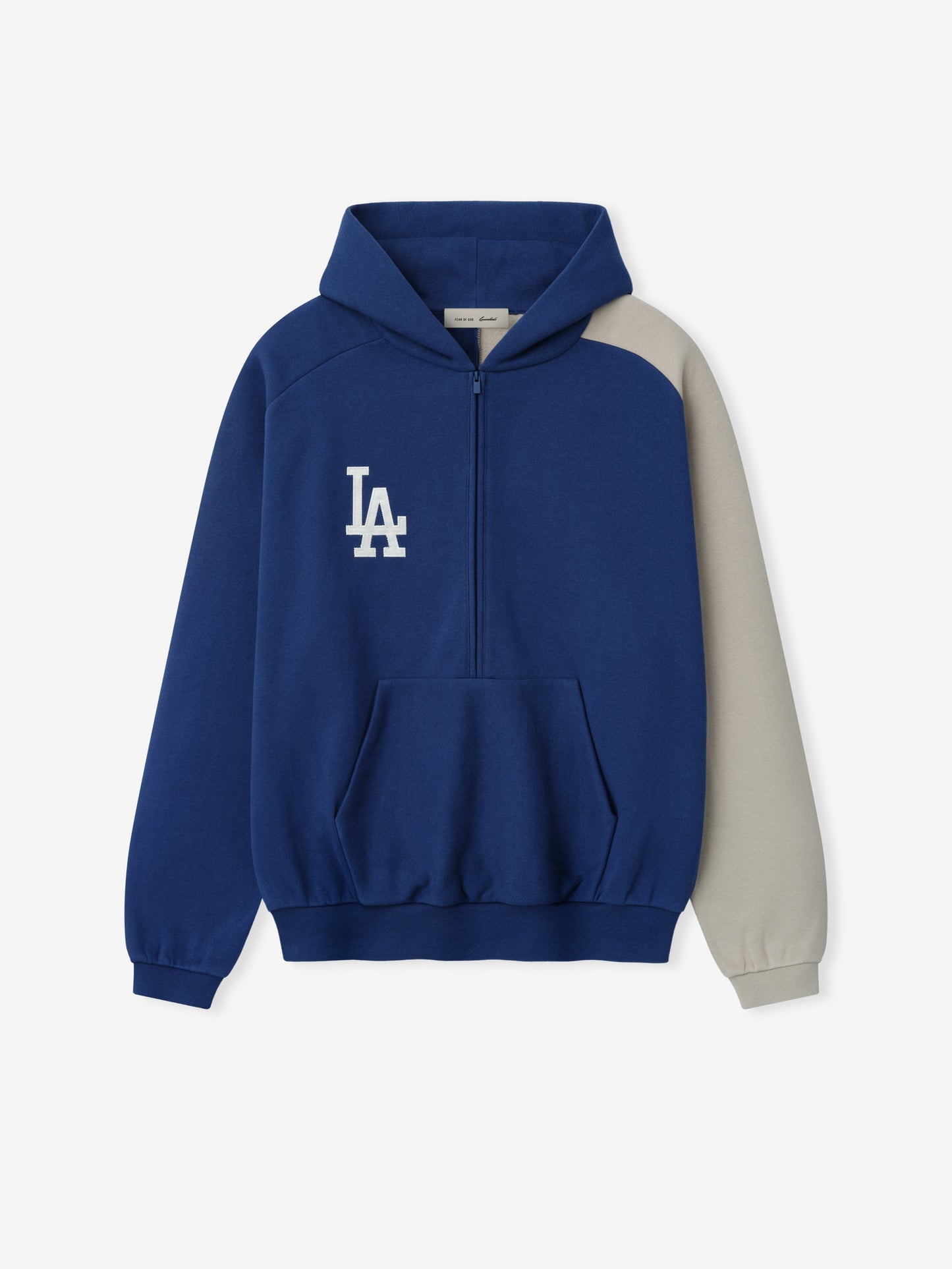 Dodgers Raglan Half Zip Sport Hoodie