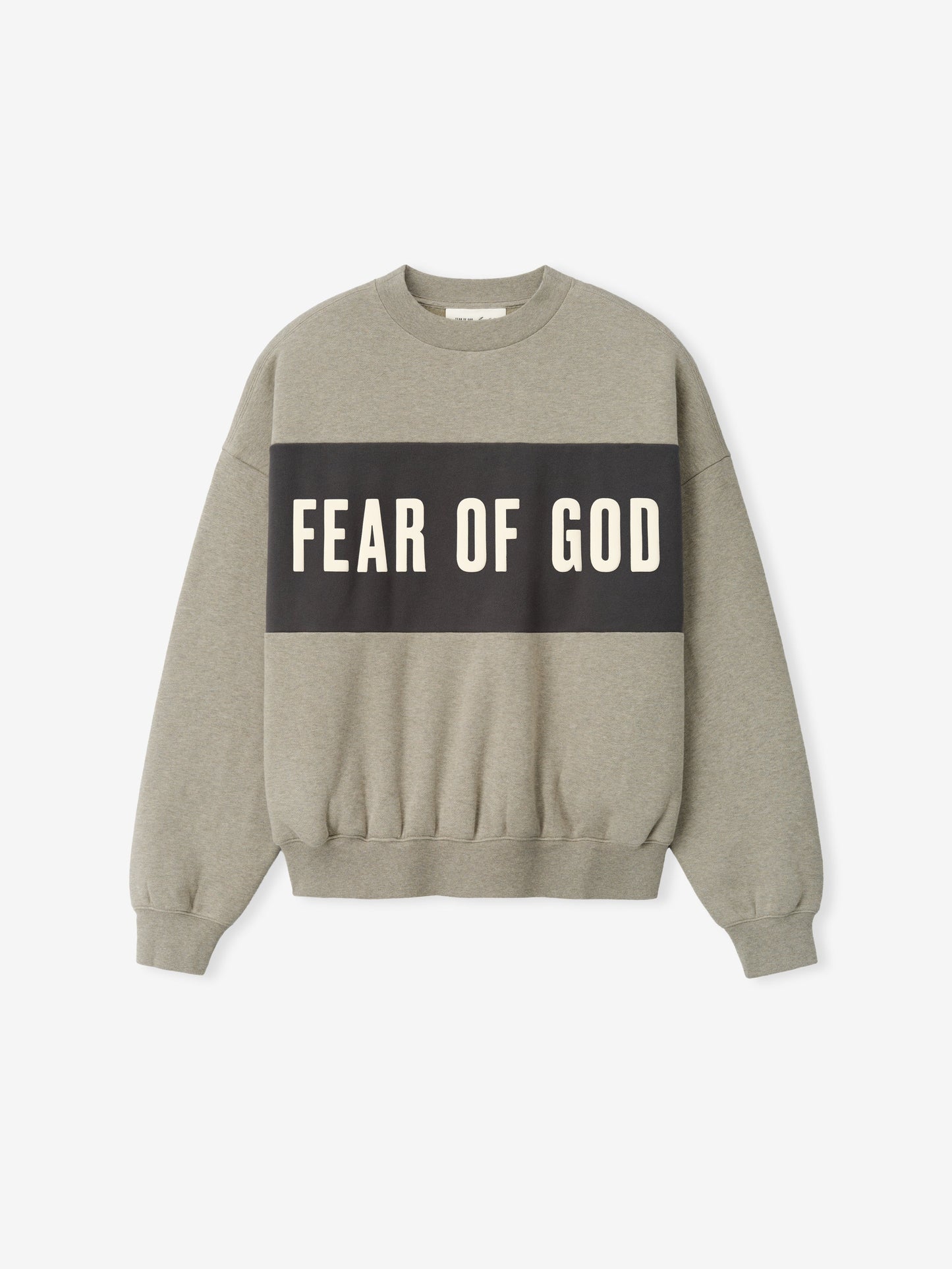 Cropped Relaxed Panelled Sweatshirt