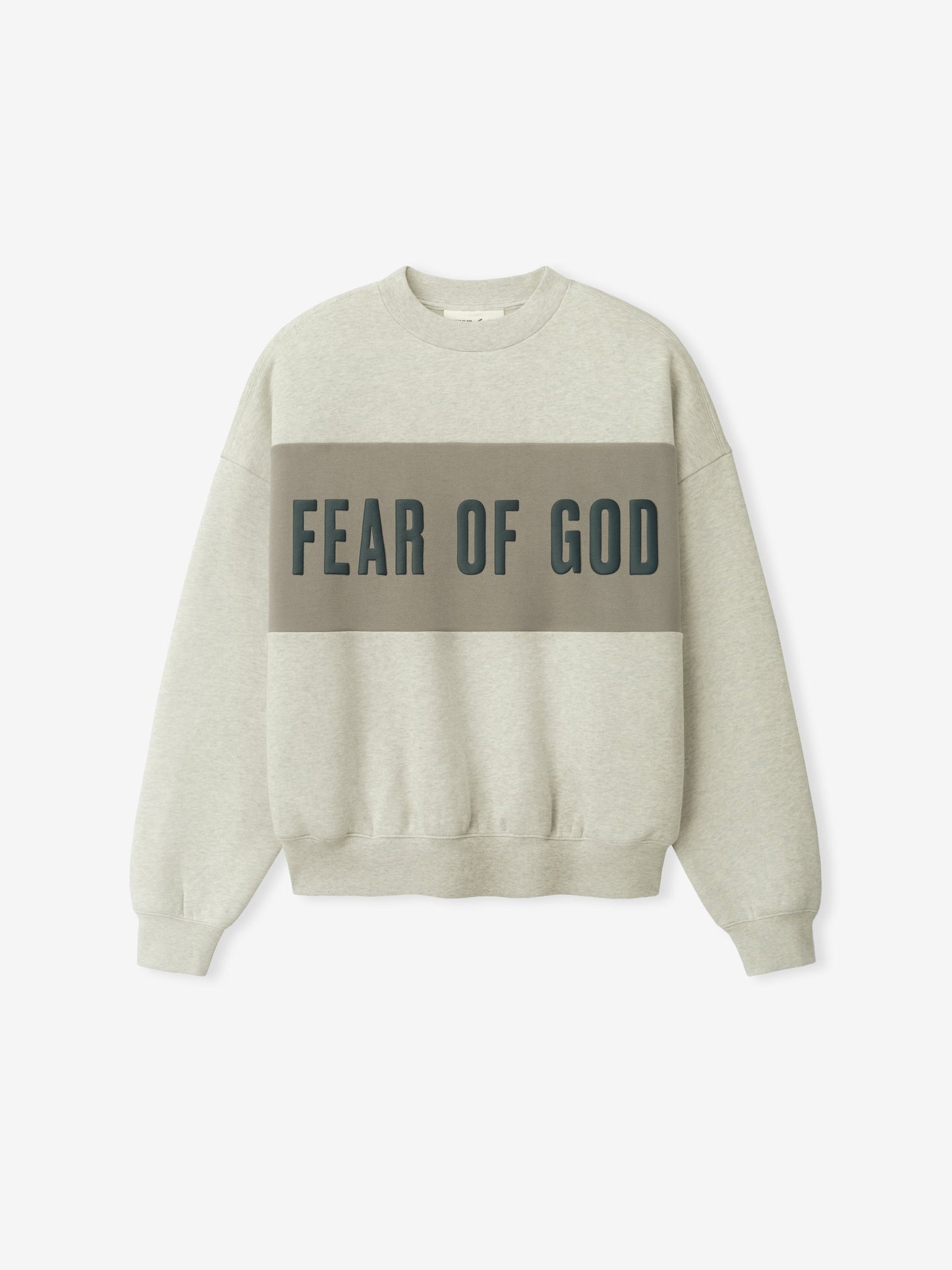 Cropped Relaxed Panelled Sweatshirt