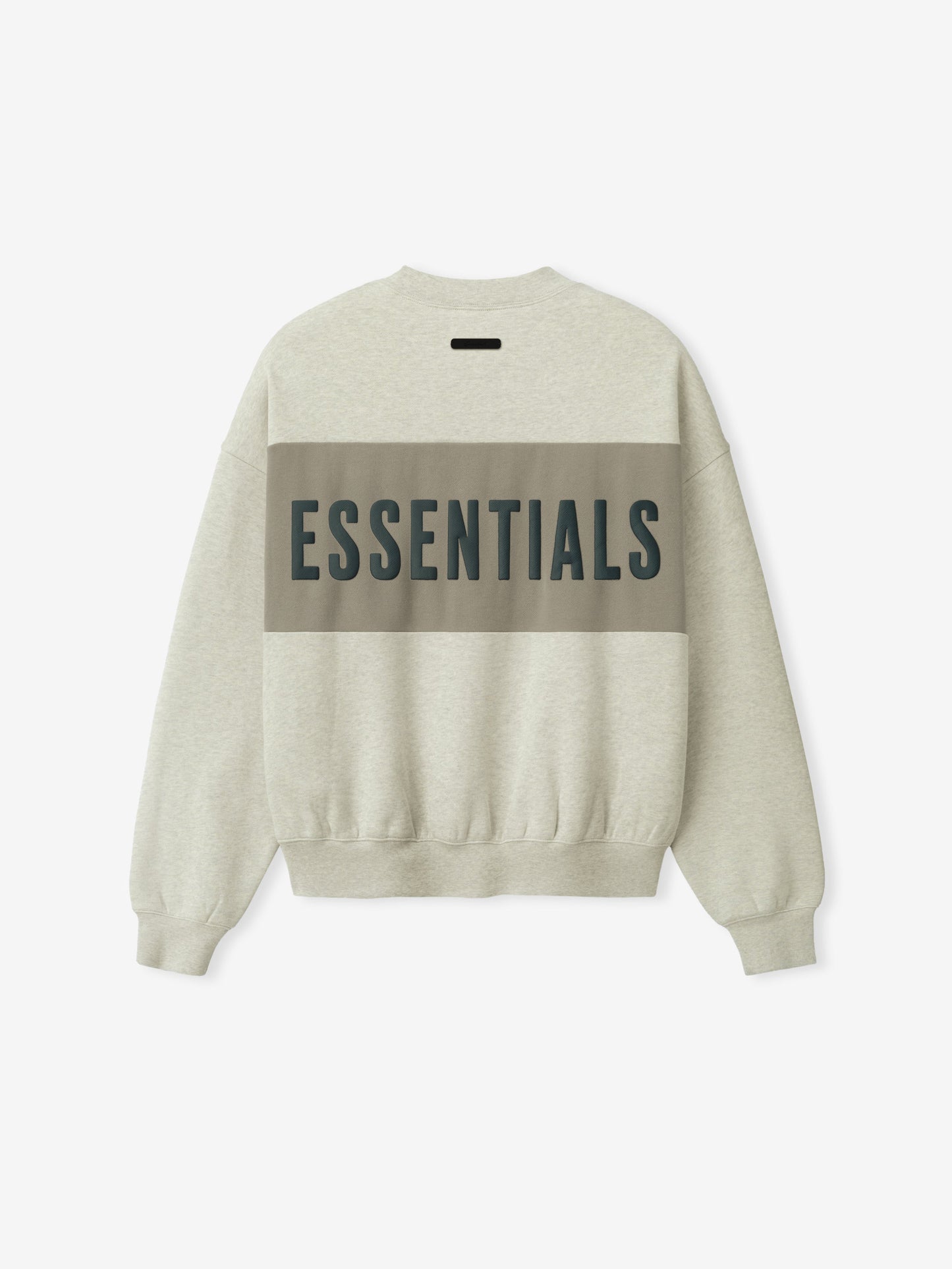 Cropped Relaxed Panelled Sweatshirt