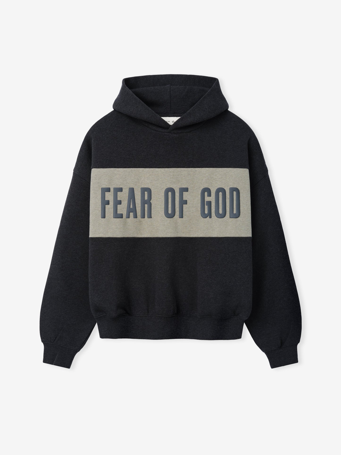Cropped Relaxed Panelled Hoodie