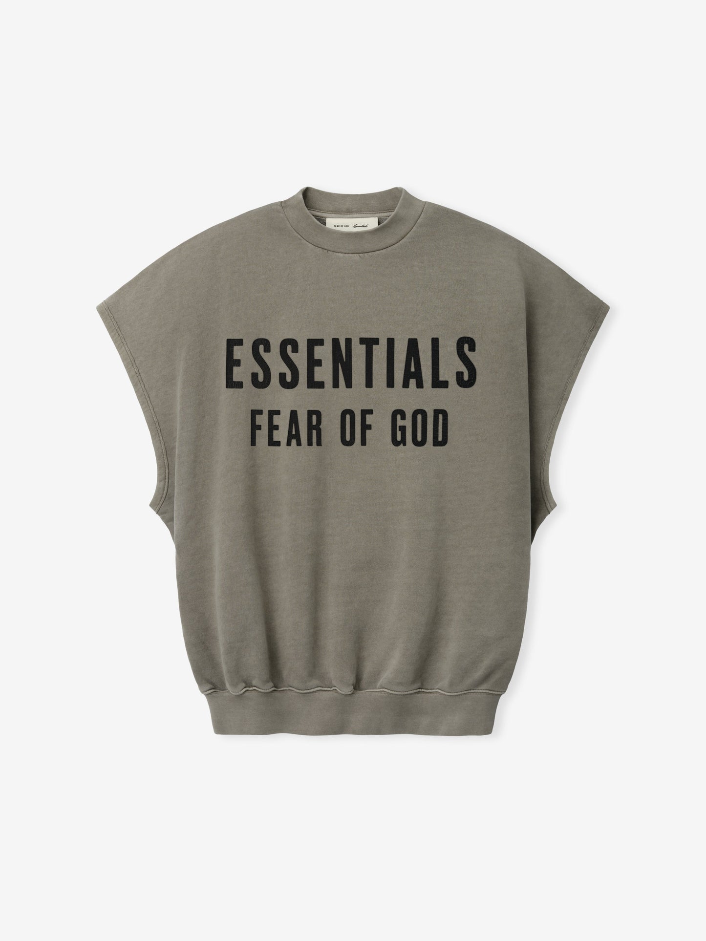 Relaxed Fleece Cutoff Sweatshirt