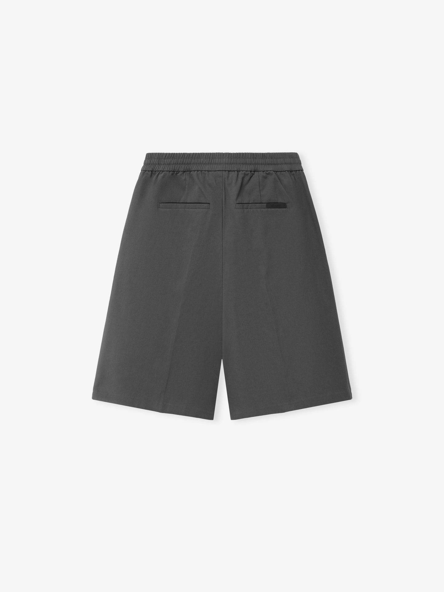 Cotton Twill Relaxed Drawstring Short