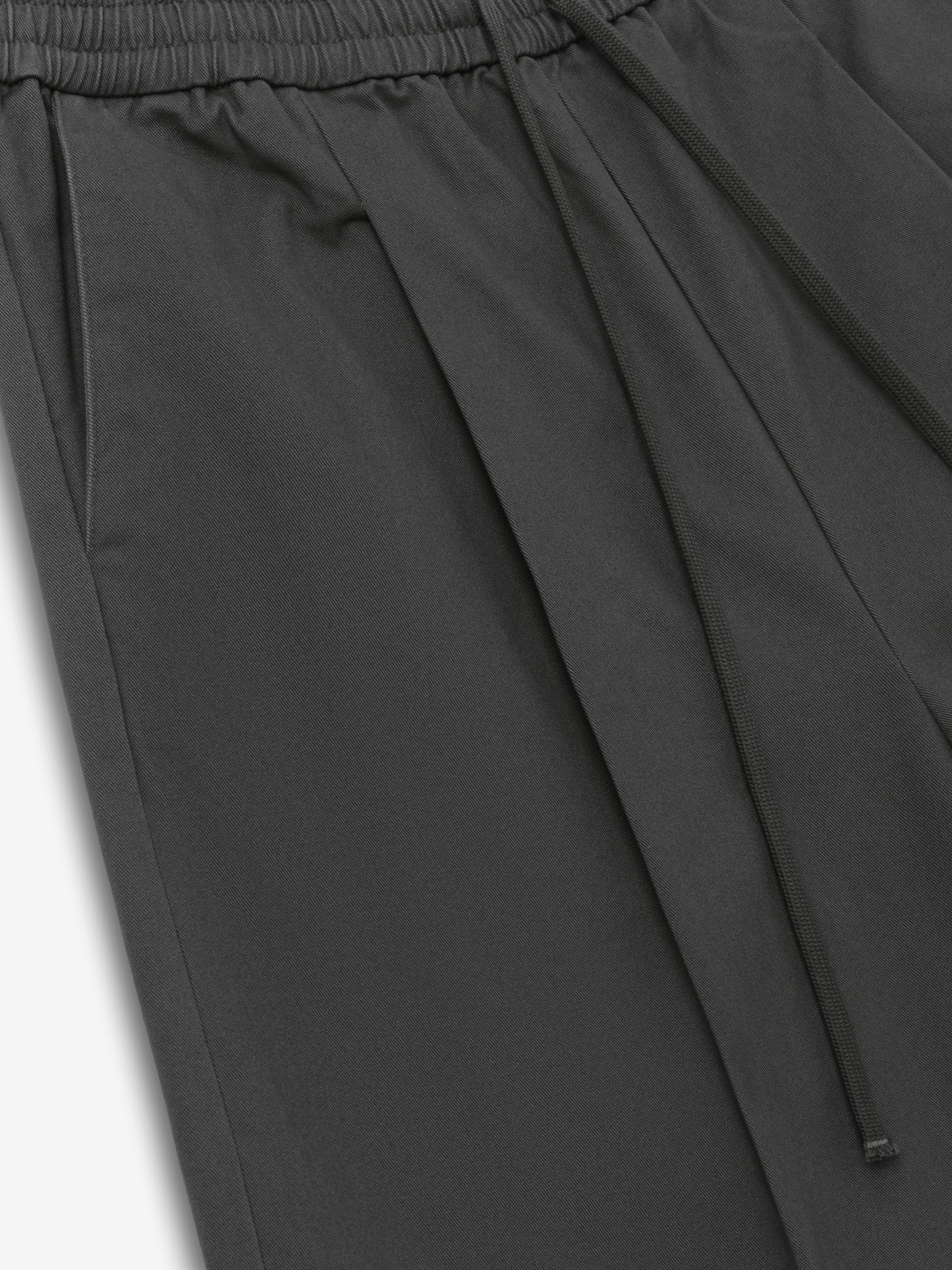 Cotton Twill Relaxed Drawstring Short