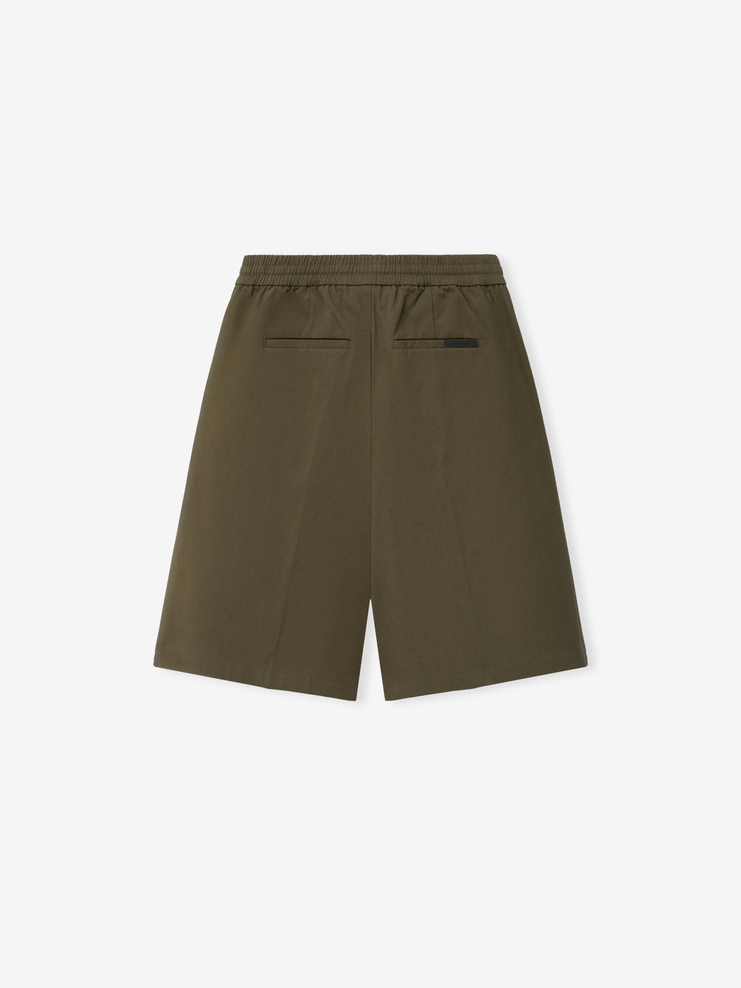 Cotton Twill Relaxed Drawstring Short
