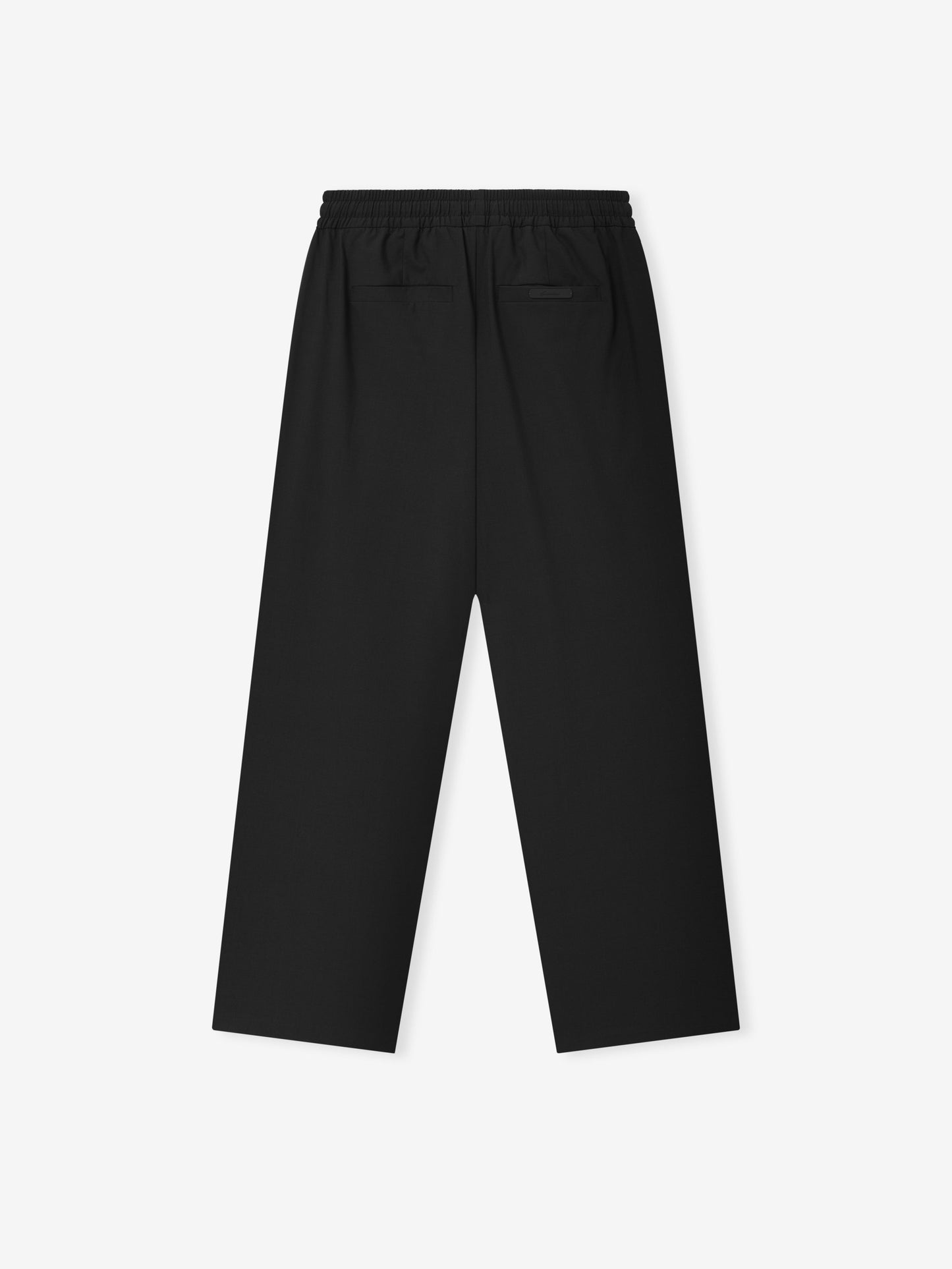 Silk Blend Pleat Front Drawstring Pant