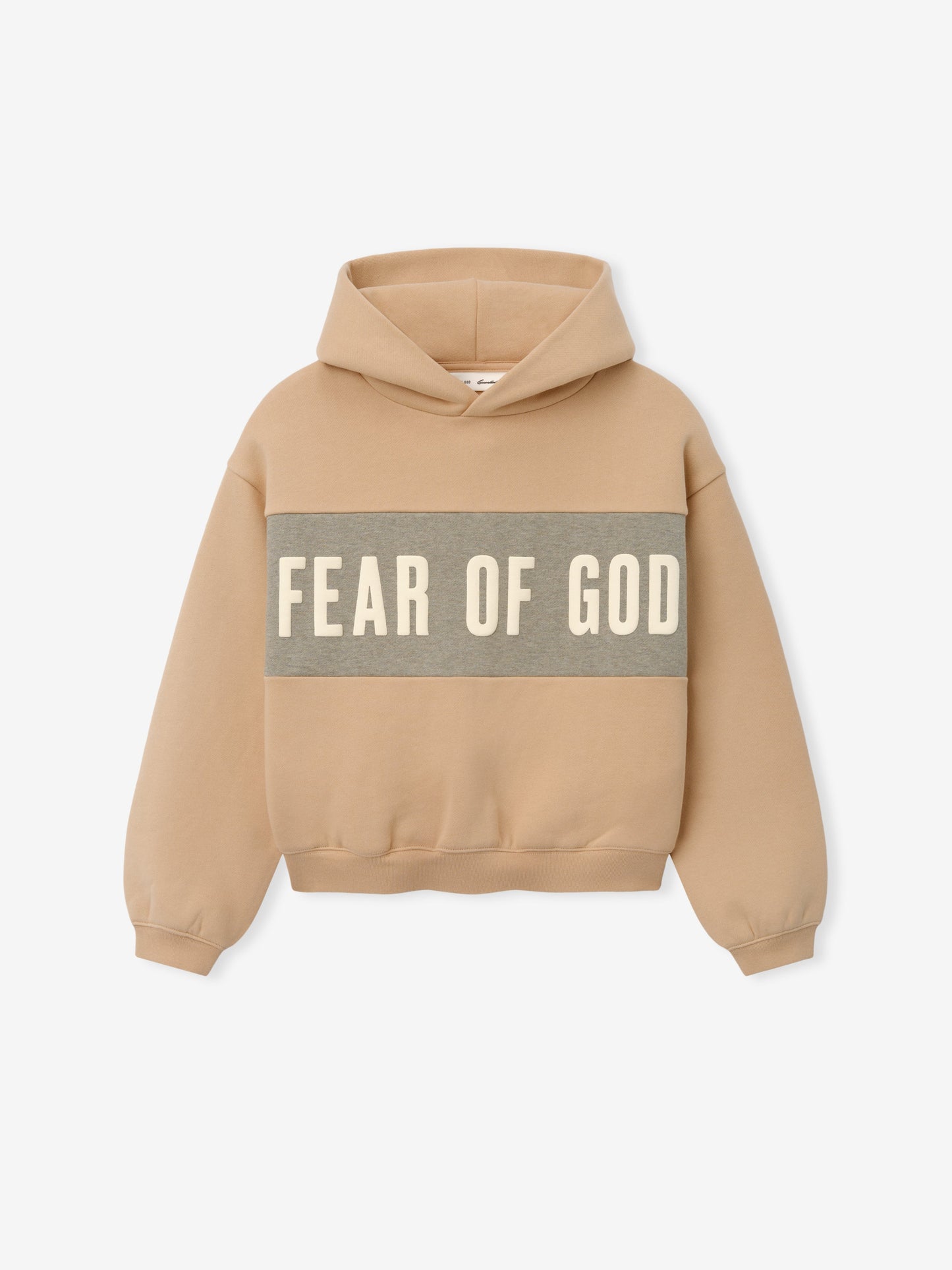 Kids Cropped Relaxed Panelled Hoodie