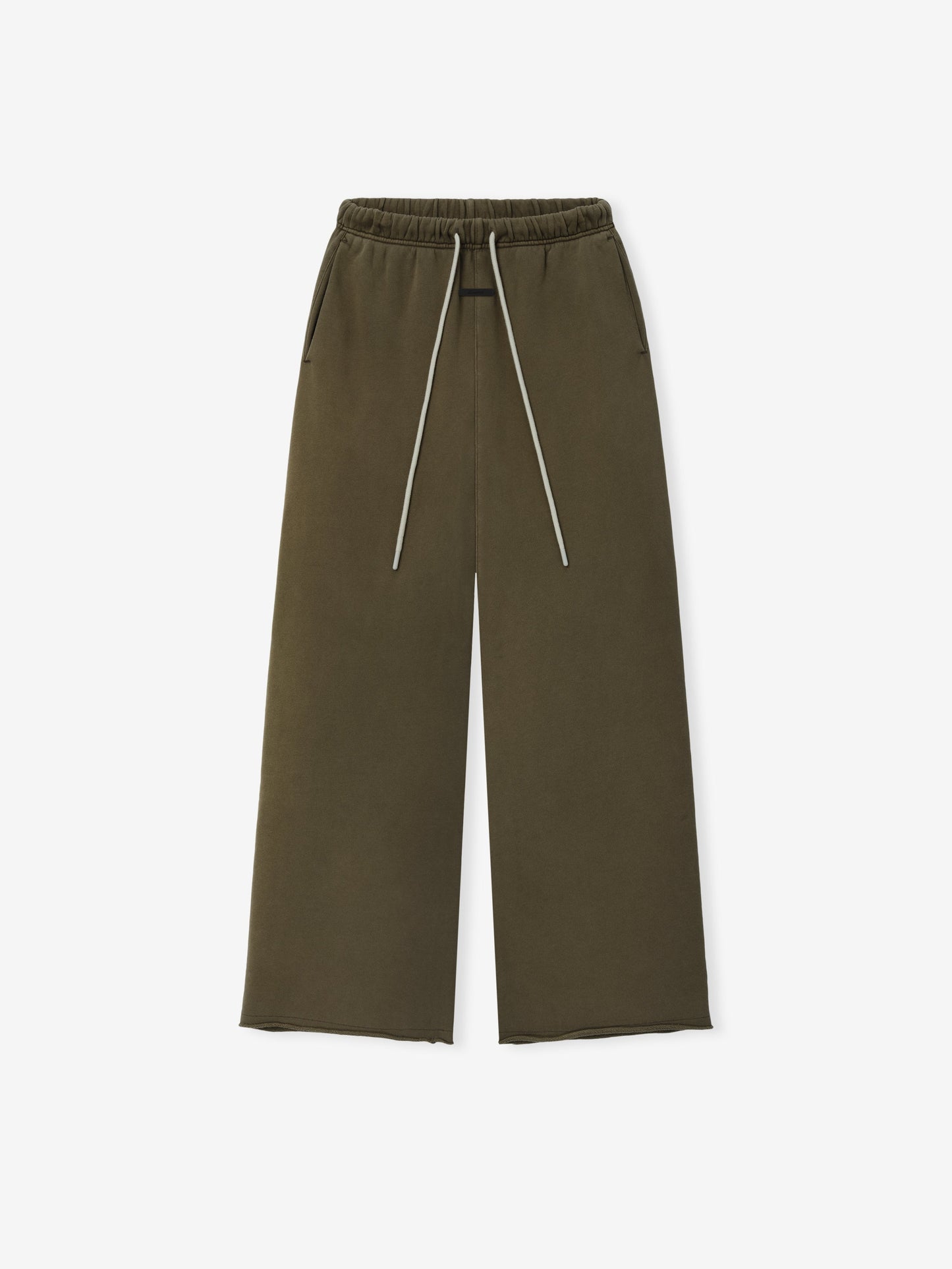 Womens French Terry Raw Cut Lounge Fit Sweatpant