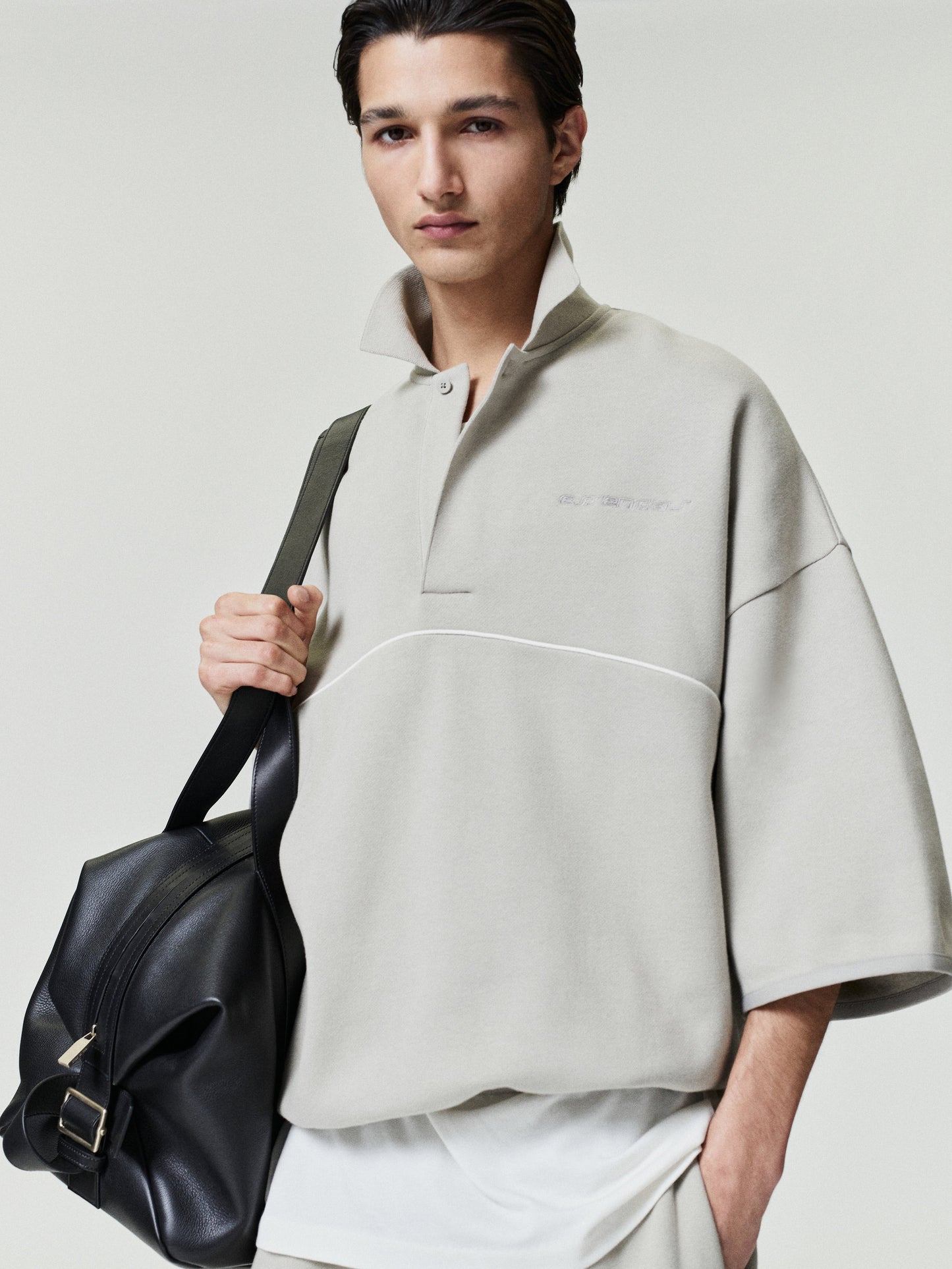 Active Trace 3/4 Sleeve Modern Polo Sweatshirt
