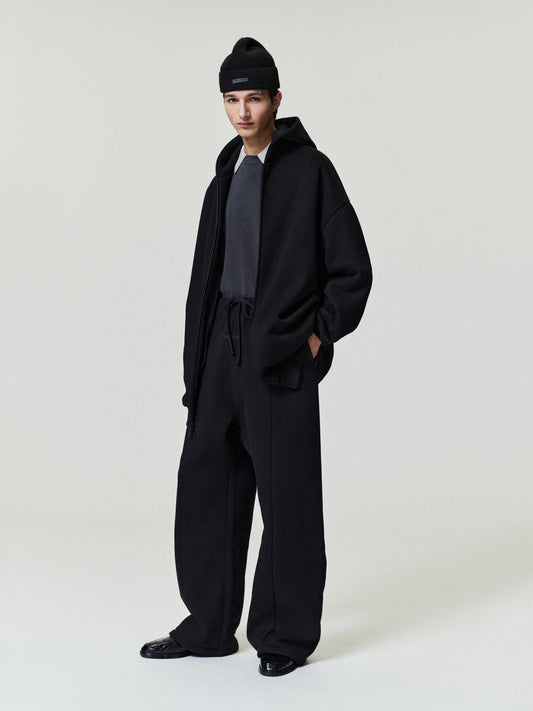 Cotton Canvas Pleat Front Pant
